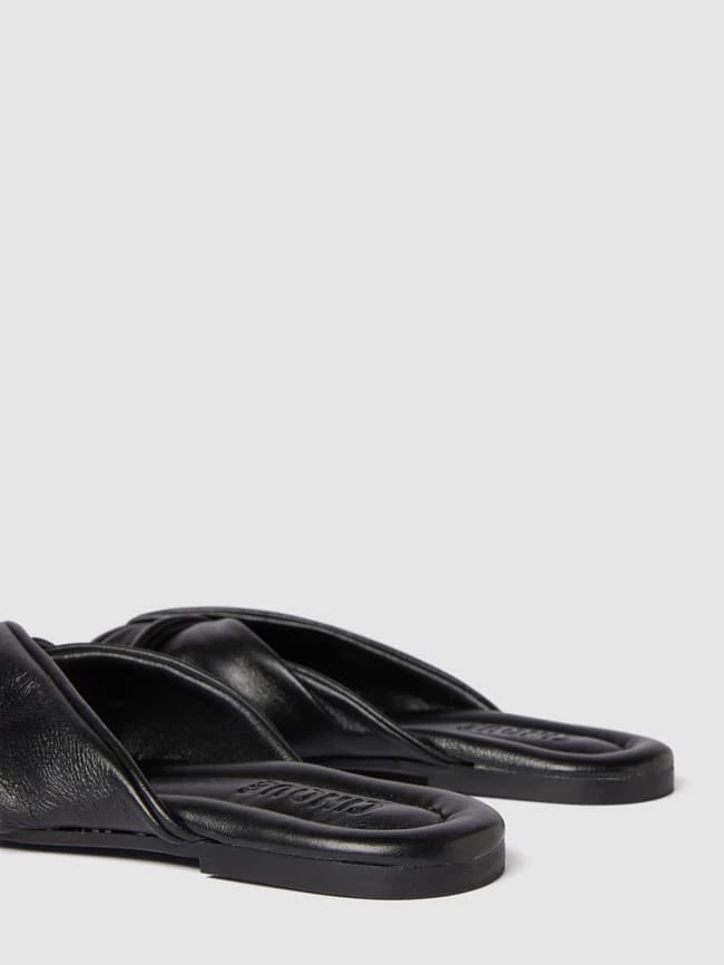 Neu ? Cinque Pantolette Aus Leder - Schwarz ? – Bild 3