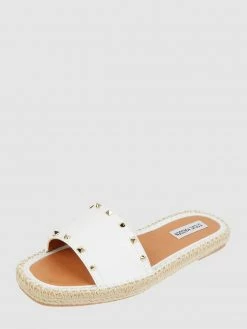 Budget ? Steve Madden Pantolette Aus Leder Modell 'Serafina' - Weiß ?