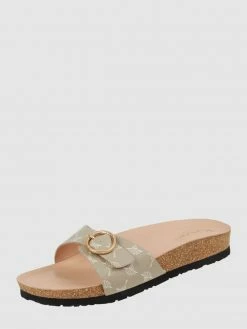Auslauf ? JOOP! ? Sandalen Mit Logo-Muster Modell 'Cortina' - Beige ?