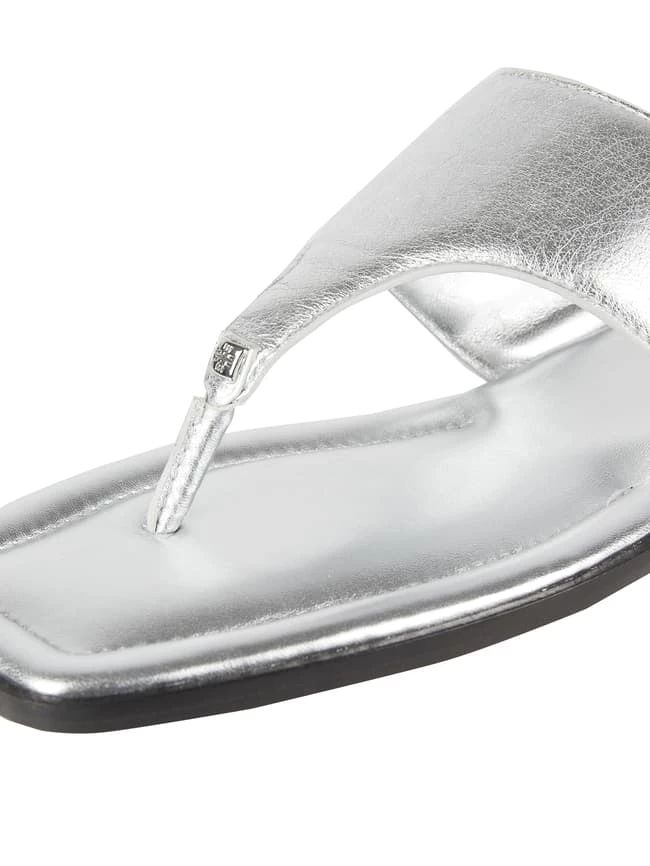 Bester Verkauf ? Högl Zehentrenner Aus Leder - Silber ? – Bild 2