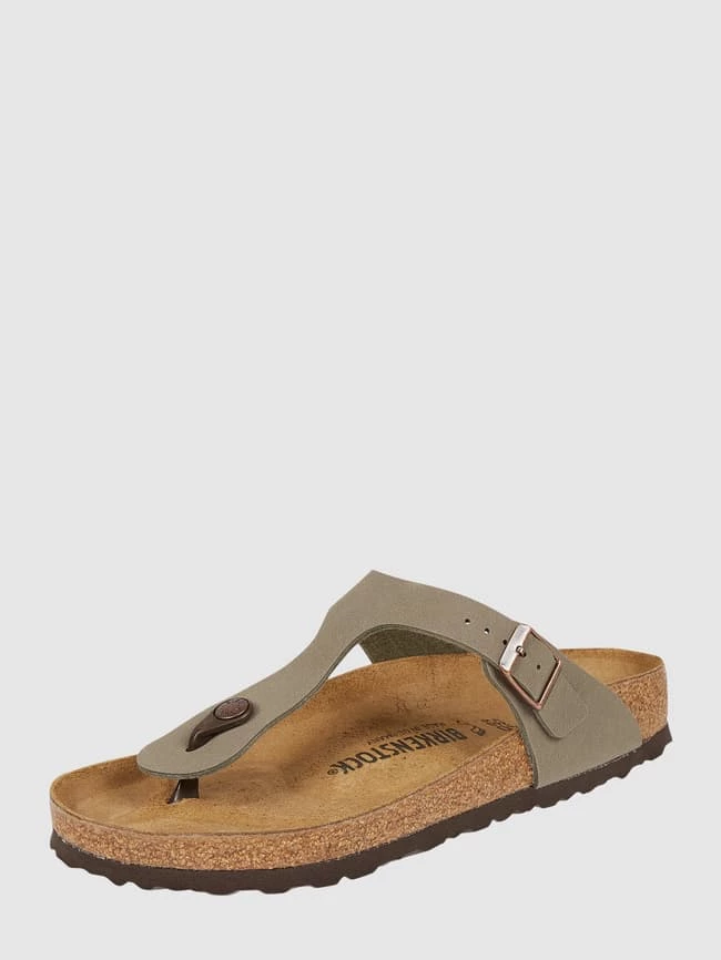 Angebote ✔️ Birkenstock Zehentrenner Aus Birko-Flor® Modell 'Gizeh' - Schlamm ⌛
