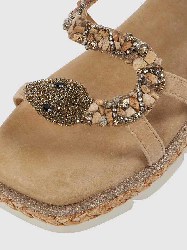 Beste Bewertungen von ⌛ ALMA EN PENA ? Sandalen Mit Strasssteinen - Sand ? – Bild 2