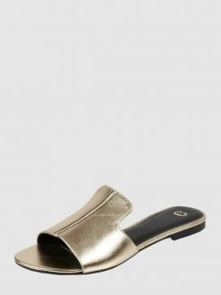 Brandneu ? Gerry Weber ? Shoes Pantolette Aus Leder Modell 'Gadera' - Gold ?