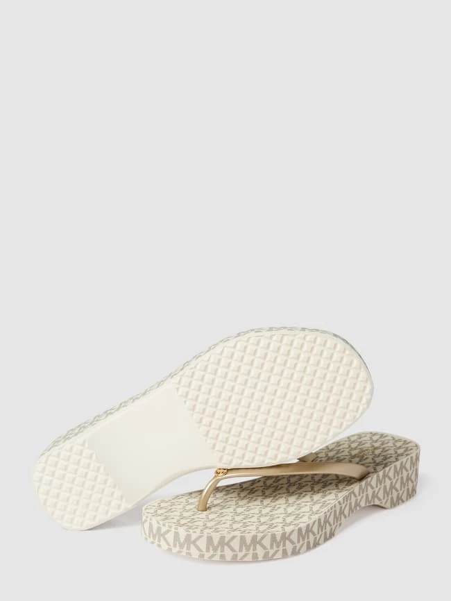 Besorgen ? MICHAEL Michael Kors Zehentrenner Mit Brand-Applikation - Gold ? – Bild 4