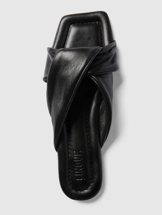 Neu ? Cinque Pantolette Aus Leder - Schwarz ? – Bild 5