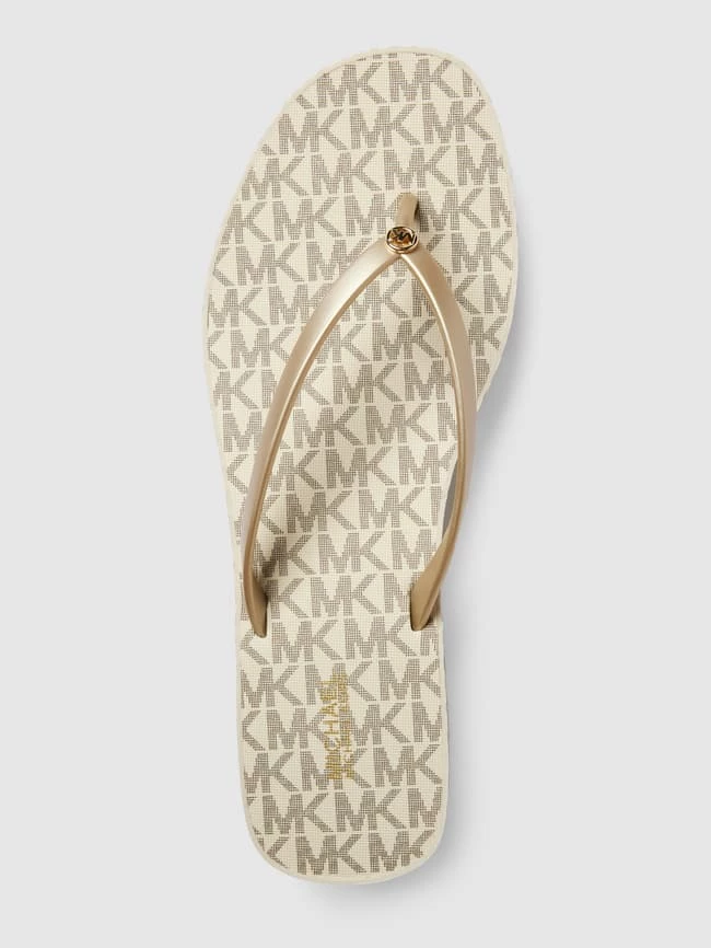 Besorgen ? MICHAEL Michael Kors Zehentrenner Mit Brand-Applikation - Gold ? – Bild 5