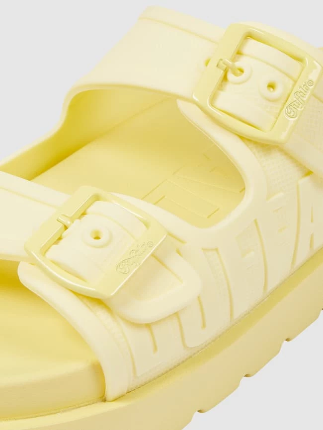 Bestpreis ? Buffalo ? Sandalen Aus Gummi Modell 'Eve' - Hellgelb ? – Bild 2