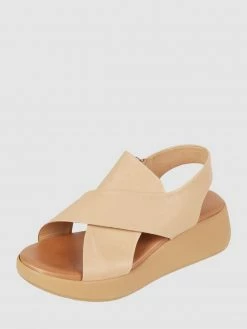 Angebote ⌛ INUOVO ? Sandalen Aus Leder Modell 'Scissors' - Camel ?