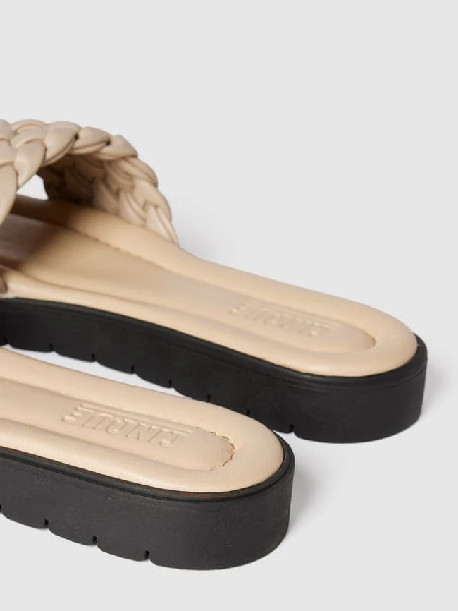 Besorgen ? Cinque Slides Mit Flecht-Optik - Beige â â Bild 3