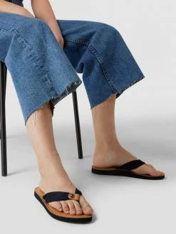 Besorgen ? Tommy Hilfiger Zehentrenner Mit Label-Detail - Dunkelblau ?