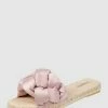 Bestpreis ? Espadrij Pantolette Aus Textil Modell 'Antibes' - Rosa ?