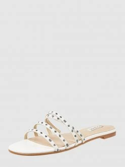 Coupon ? Guess Pantoletten Mit Allover-Muster Modell 'Cevana' - Weiß ?