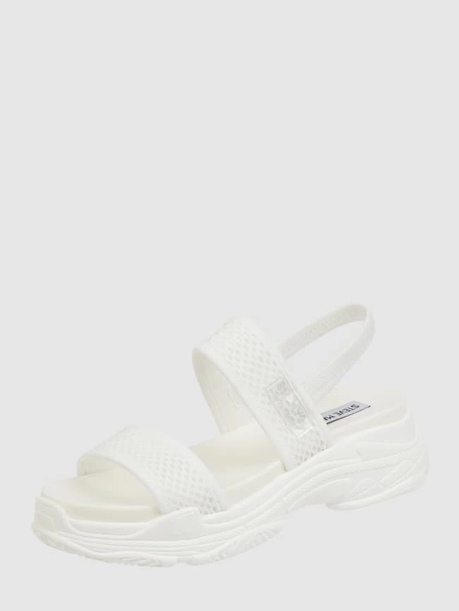 Schlussverkauf ? Steve Madden Wedges Aus Textil Modell 'Samurai' - Weiß ?