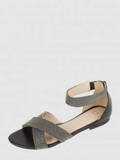 Budget ? Gerry Weber ? Shoes ? Sandalen Aus Leder - Schwarz ⭐