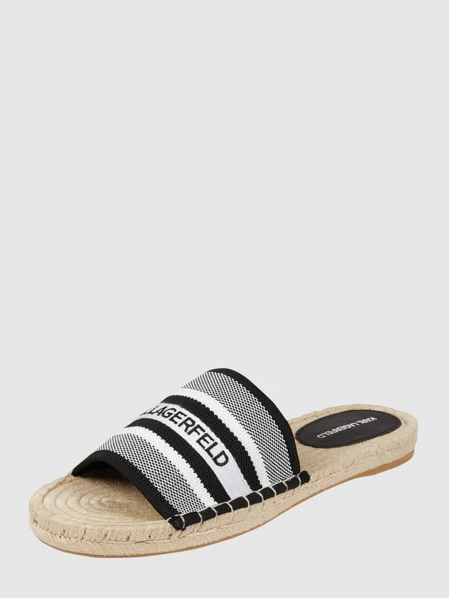 Aktion ? Karl Lagerfeld Pantolette Aus Textil - Weiß ?