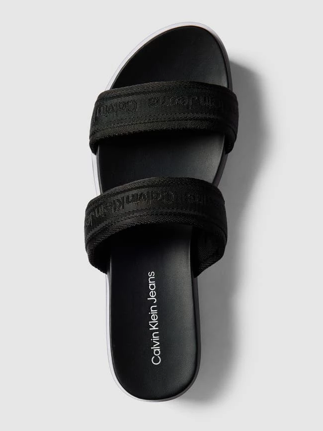 Aktion ? Calvin Klein ? Jeans Slides Mit Plateausohle - Schwarz ? – Bild 5