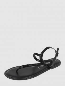 Aktion ? Tamaris Zehentrenner Mit Strasssteinen - Schwarz ✔️