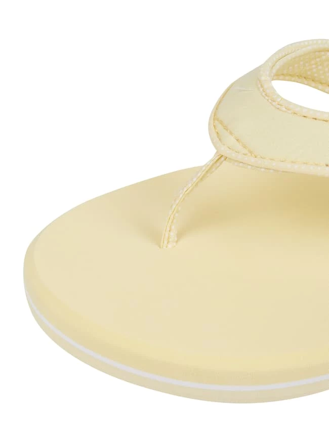 Neu ? Esprit Zehentrenner Aus Textil - Hellgelb ? – Bild 2