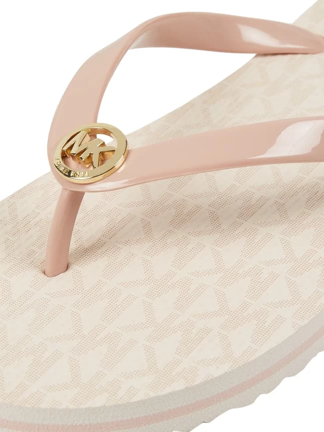 Brandneu ? MICHAEL Michael Kors Zehentrenner Mit Logo - Hellrosa ? â Bild 2