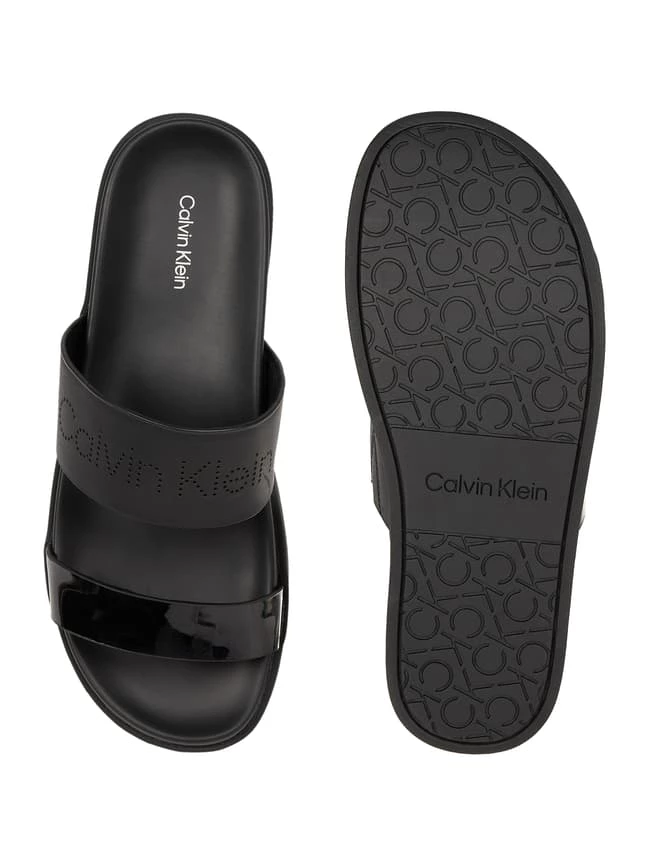 Bestes Angebot ? CK Calvin Klein Slides Mit Logo - Schwarz ? â Bild 4