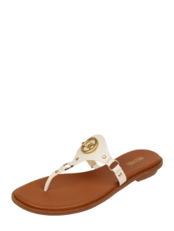 Budget ? MICHAEL Michael Kors Zehentrenner Aus Leder - Beige ?