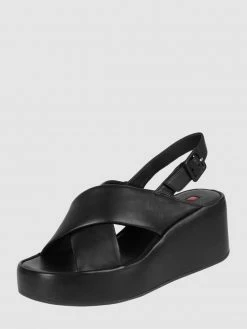 Brandneu ❤️ Högl ? Sandalen Aus Schafsleder - Schwarz ?
