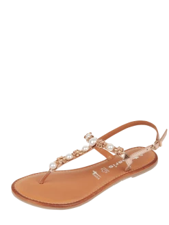 Neu ✨ Tamaris Zehentrenner Aus Leder - ROSE GOLD ⌛