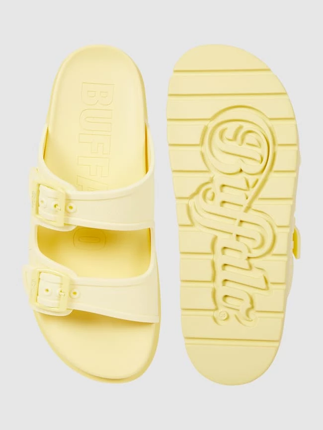 Bestpreis ? Buffalo ? Sandalen Aus Gummi Modell 'Eve' - Hellgelb ? – Bild 4