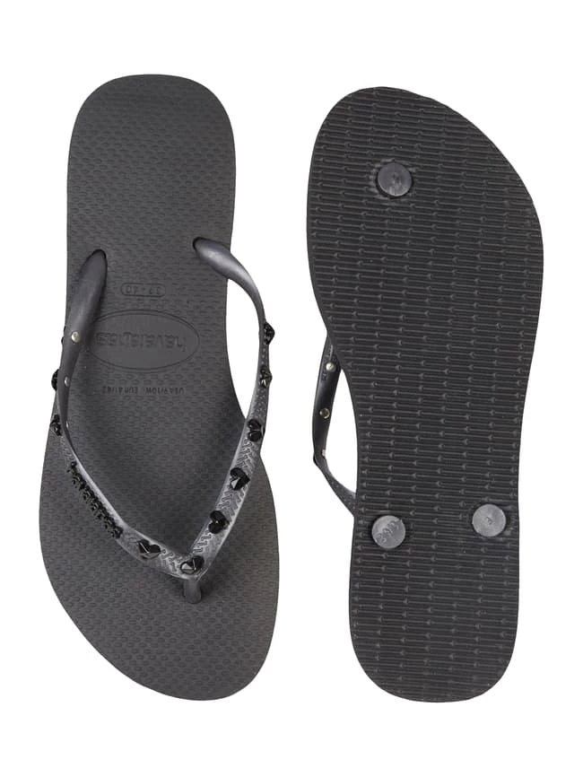 Blitzangebot ? Havaianas Zehentrenner Mit Ziersteinbesatz - Schwarz ? â Bild 4