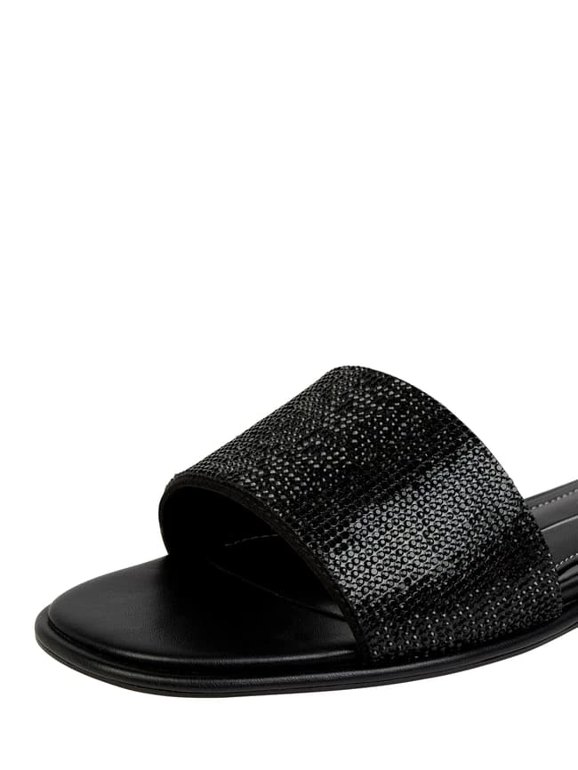 Blitzangebot ? Buffalo Pantolette Mit Strasssteinen Modell 'Riana' - Schwarz ? – Bild 2