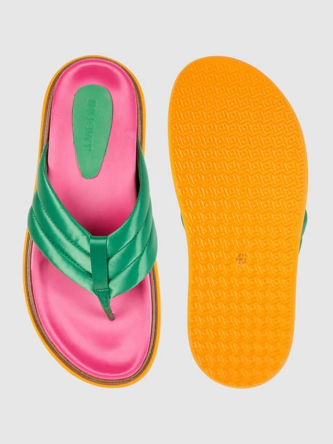 Bestes Angebot ? INUOVO Zehentrenner Mit Plateausohle - Grün ? – Bild 4