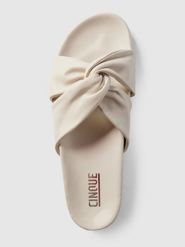 Bestpreis ? Cinque Pantoletten Aus Leder - Beige ? – Bild 5