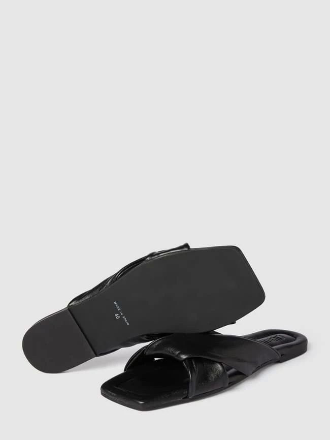 Neu ? Cinque Pantolette Aus Leder - Schwarz ? – Bild 4