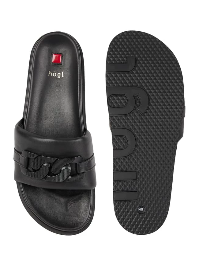 Blitzangebot ? Högl Pantolette Mit Kettendetail - Schwarz ✨ – Bild 4