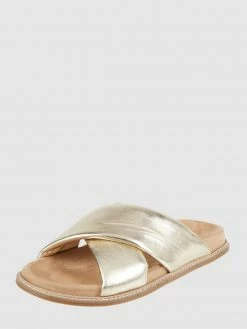 Beste Bewertungen von ? INUOVO Pantolette Aus Leder - Gold ❤️