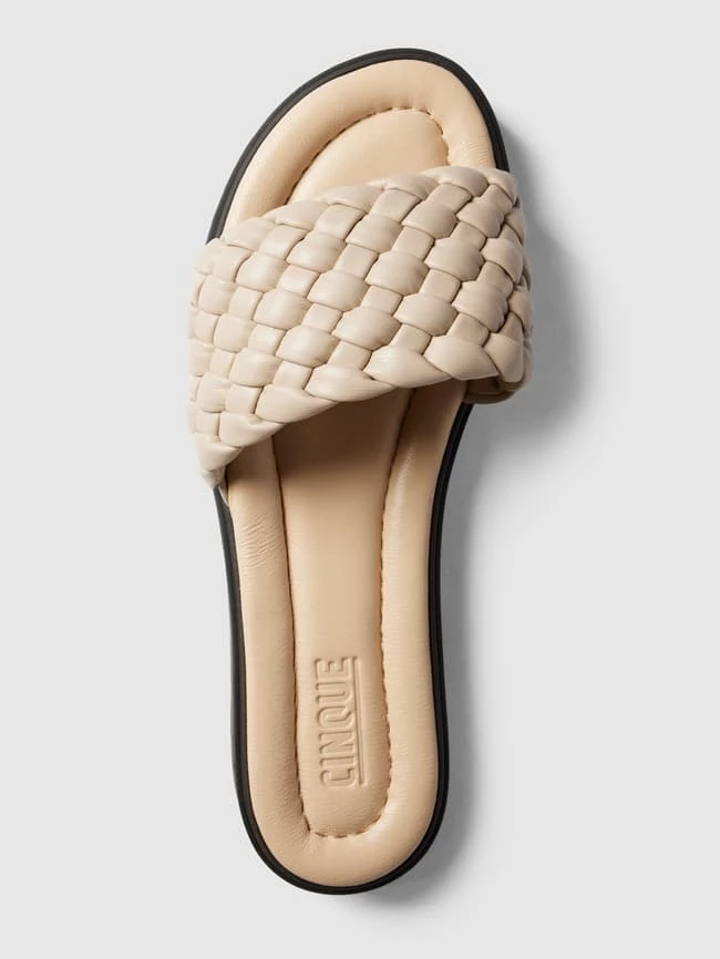 Besorgen ? Cinque Slides Mit Flecht-Optik - Beige â â Bild 5
