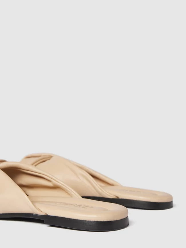 Budget ? Cinque Pantolette Aus Leder - Beige ? â Bild 3