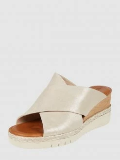Schlussverkauf ? Tamaris Wedges Aus Leder - Gold ?