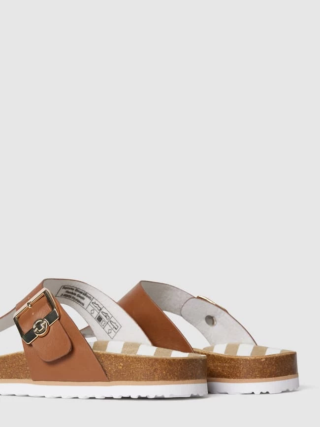 Schlussverkauf ✔️ Tom Tailor Zehentrenner Mit Dornschließe - Cognac ? – Bild 3