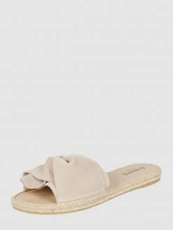 Besorgen ✨ Espadrij Pantolette Aus Veloursleder Modell 'Plage' - Beige ?