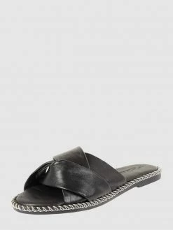 Budget ? Tamaris Pantolette Aus Leder - Schwarz ⭐