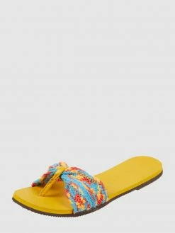 Auslauf ? Havaianas Zehentrenner In Flecht-Optik - Gelb ?