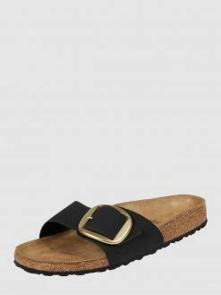 Bester Verkauf ? Birkenstock ? Sandalen Aus Nubukleder Modell 'Madrid' - Schwarz ✔️
