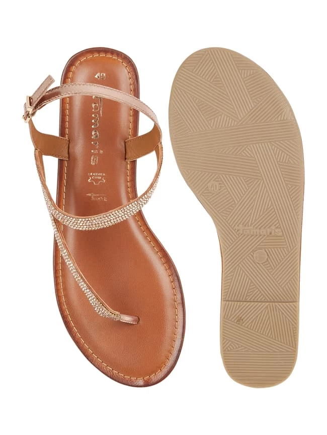 Schlussverkauf ✔️ Tamaris Zehentrenner Mit Strasssteinen - Kupfer ? – Bild 4