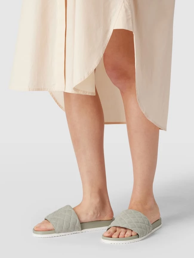 Aktion ? Tom Tailor Slides Mit Steppnähten - Lindgrün ?