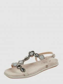 Großhandel ? ALMA EN PENA ? Sandalen Aus Leder - Taupe ?