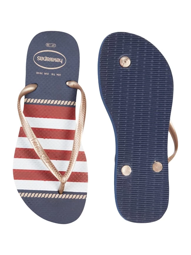 Bestes Angebot ? Havaianas Zehentrenner Mit Print - Dunkelblau ? – Bild 4