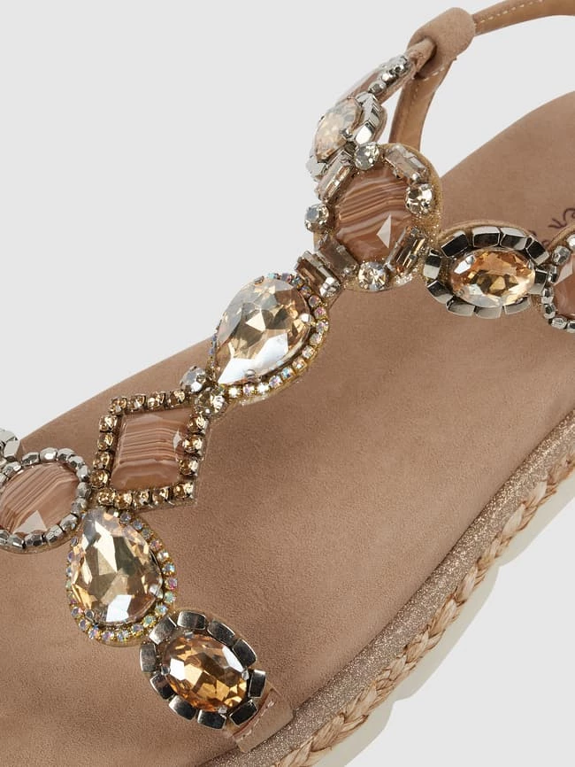 Beste Bewertungen von ⌛ ALMA EN PENA ? Sandalen Aus Veloursleder - Beige ? – Bild 2