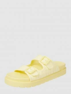 Bestpreis ? Buffalo ? Sandalen Aus Gummi Modell 'Eve' - Hellgelb ?