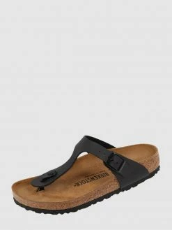 Am billigsten ? Birkenstock Zehentrenner Aus Birko-Flor® Modell 'Gizeh' - Schwarz ?